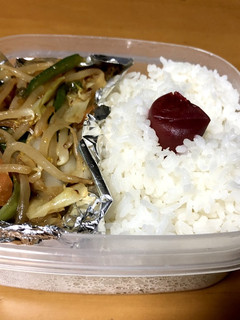 包丁いらず、ゆずみそ野菜炒め弁当-レシピのメイン写真