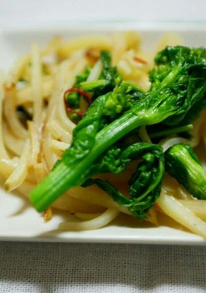 菜の花とじゃがいもの炒め物-レシピのメイン写真