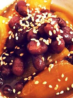 ホクホク南瓜&柔らか小豆のいとこ煮-レシピのメイン写真