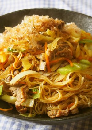 そうめんでソース焼きそば！あっさり美味♪-レシピのメイン写真