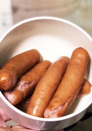 朝ごはん！おつまみに！即席ウインナー-レシピのメイン写真