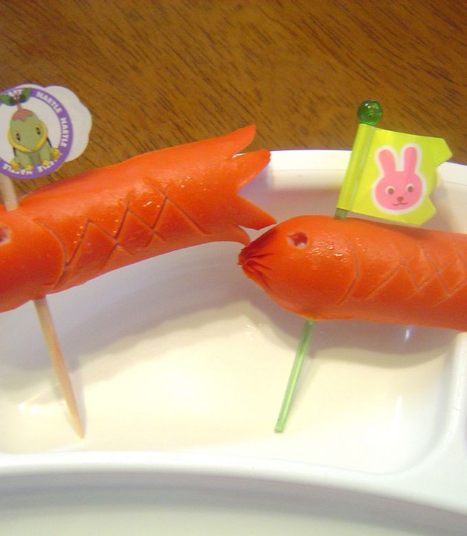 簡単キャラ弁☆彡ウインナーでこいのぼり-レシピのメイン写真