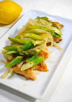簡単！銀鮭チーズムニエル☆野菜レモン炒め-レシピのメイン写真