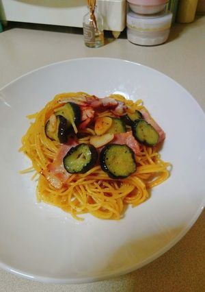 ベーコンと茄子のパスタ-レシピのメイン写真