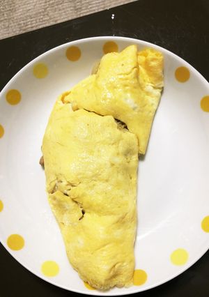 たっぷりキャベツのオムレツ-レシピのメイン写真