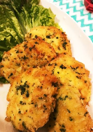 パセリと粒マスタード入りチキンカツ-レシピのメイン写真