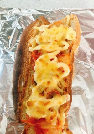 マヨキムチーズトースト♪-レシピのメイン写真