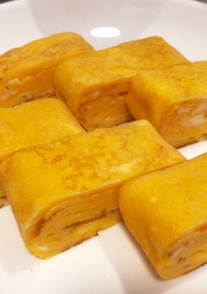 簡単工程！わが家の甘い卵焼き-レシピのメイン写真