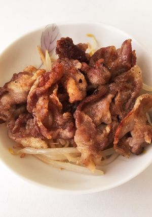 節約♡豚こまのカリカリ焼き-レシピのメイン写真