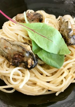 牡蠣の旨みたっぷりガーリック醤油パスタ-レシピのメイン写真