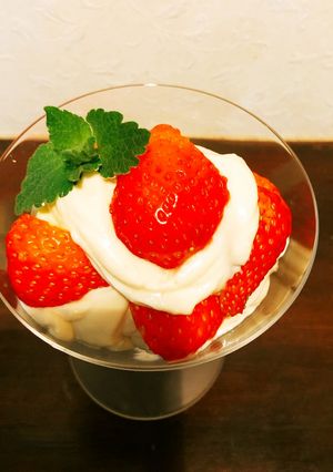 いちごの白和え【JA北越後】-レシピのメイン写真