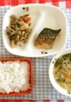 筑前煮@つくば市学校給食-レシピのメイン写真