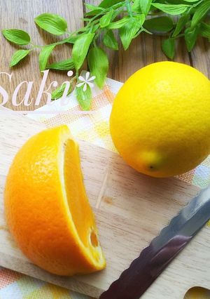*レモンやオレンジを綺麗にカットする方法-レシピのメイン写真