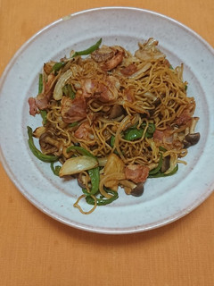 ベーコンで焼きそば♪-レシピのメイン写真