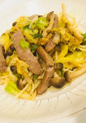調味料１つで♡春キャベツのパスタ♡-レシピのメイン写真
