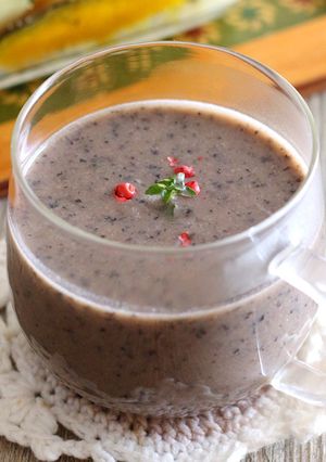 レンジで簡単☆黒豆のポタージュスープ-レシピのメイン写真