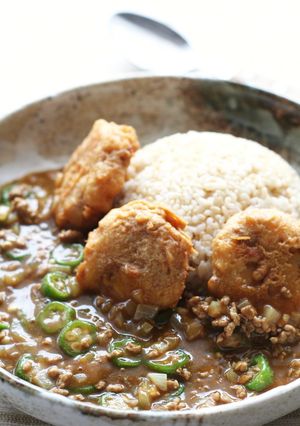 ねば~ギブアップで金メダル!カレー-レシピのメイン写真