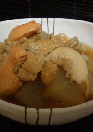 汁がウマイぞぉ！ホタテのミミ&大根♪煮物-レシピのメイン写真