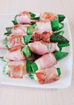 パクッと1口☆オクラベーコン巻き-レシピのメイン写真