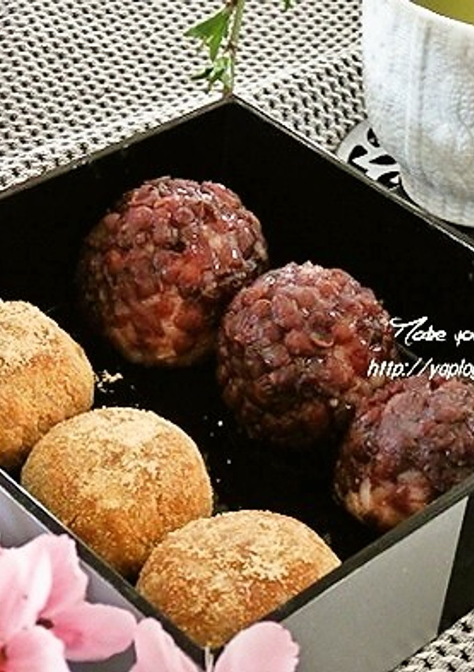 レンジで簡単♪おはぎ（ぼたもち）-レシピのメイン写真