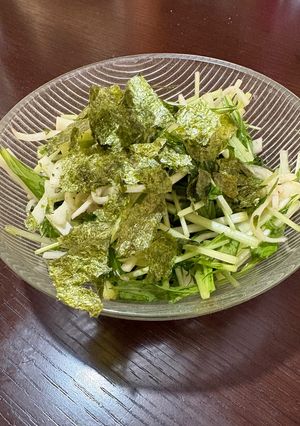 大根と水菜の簡単サラダ-レシピのメイン写真