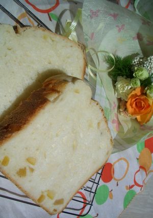 ＨＢde食パン★文旦の皮の砂糖漬け入り★-レシピのメイン写真