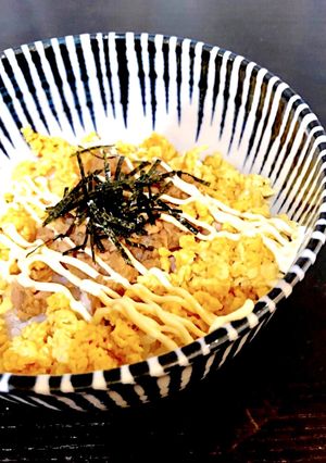 休日ランチに♡ツナそぼろと玉子の簡単丼♪-レシピのメイン写真