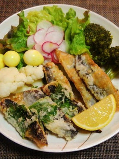 スティック秋刀魚のさくさく竜田揚げ♪~♪-レシピのメイン写真