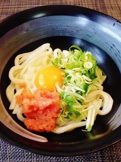 釜玉明太うどん♪~♪-レシピのメイン写真