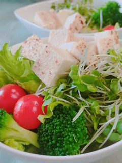 ダイエットに!焼き豆腐のサラダ-レシピのメイン写真