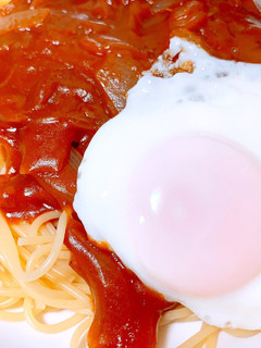 簡単☆残ったルーでハヤシパスタ-レシピのメイン写真