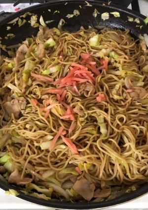 マッスルソース焼きそば-レシピのメイン写真