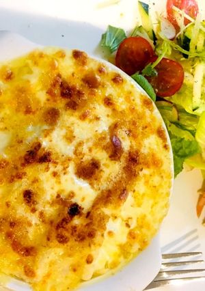 とろとろチーズのエビマカロニグラタン-レシピのメイン写真