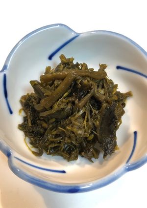 菜の花（からし菜）の佃煮-レシピのメイン写真