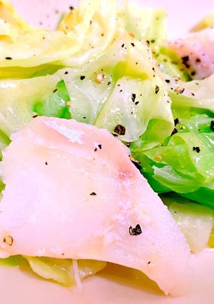 簡単料理☆鱈の洋風キャベツ蒸し-レシピのメイン写真