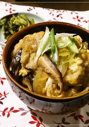 じゅわーっと味染み✿南関あげのたまご丼-レシピのメイン写真