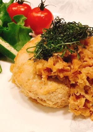 ふんわり豆腐ハンバーグ♡おろしソース-レシピのメイン写真