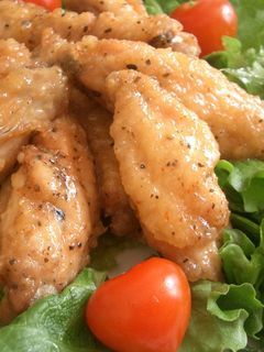 鶏手羽中のから揚げ~レモンだれ~-レシピのメイン写真