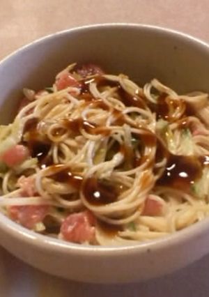 実家の味！？ソースマヨ☆スパサラダ-レシピのメイン写真