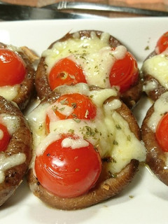 しいたけとミニトマトのチーズ焼き-レシピのメイン写真
