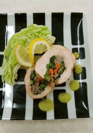 春巻きチキン アスパラガスソース-レシピのメイン写真