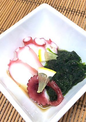タコと青のりの柑橘あえ-レシピのメイン写真