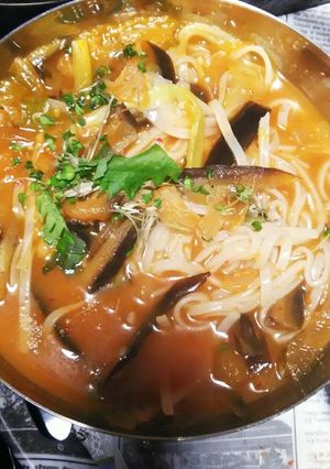 すっぱキムチ救済☆ナスとキムチのうどん-レシピのメイン写真