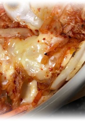 トックのキムチチーズ焼き-レシピのメイン写真