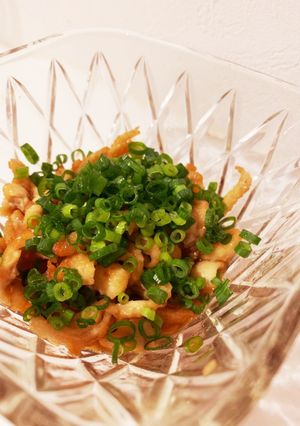 居酒屋で食べてやみつき♫鶏皮ポン酢-レシピのメイン写真