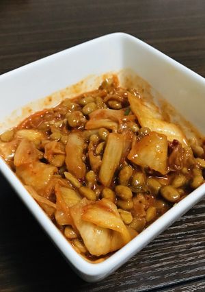 包丁を使わない納豆キムチ-レシピのメイン写真