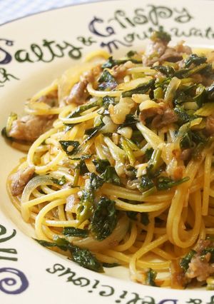大根の葉のふりかけパスタ♪パパっと簡単♪-レシピのメイン写真