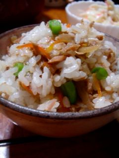 簡単♪ツナと牛蒡の混ぜご飯-レシピのメイン写真