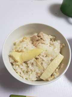 朝取りタケノコの炊き込みご飯-レシピのメイン写真