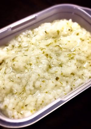 ☆離乳食☆ あおさの5倍がゆ-レシピのメイン写真